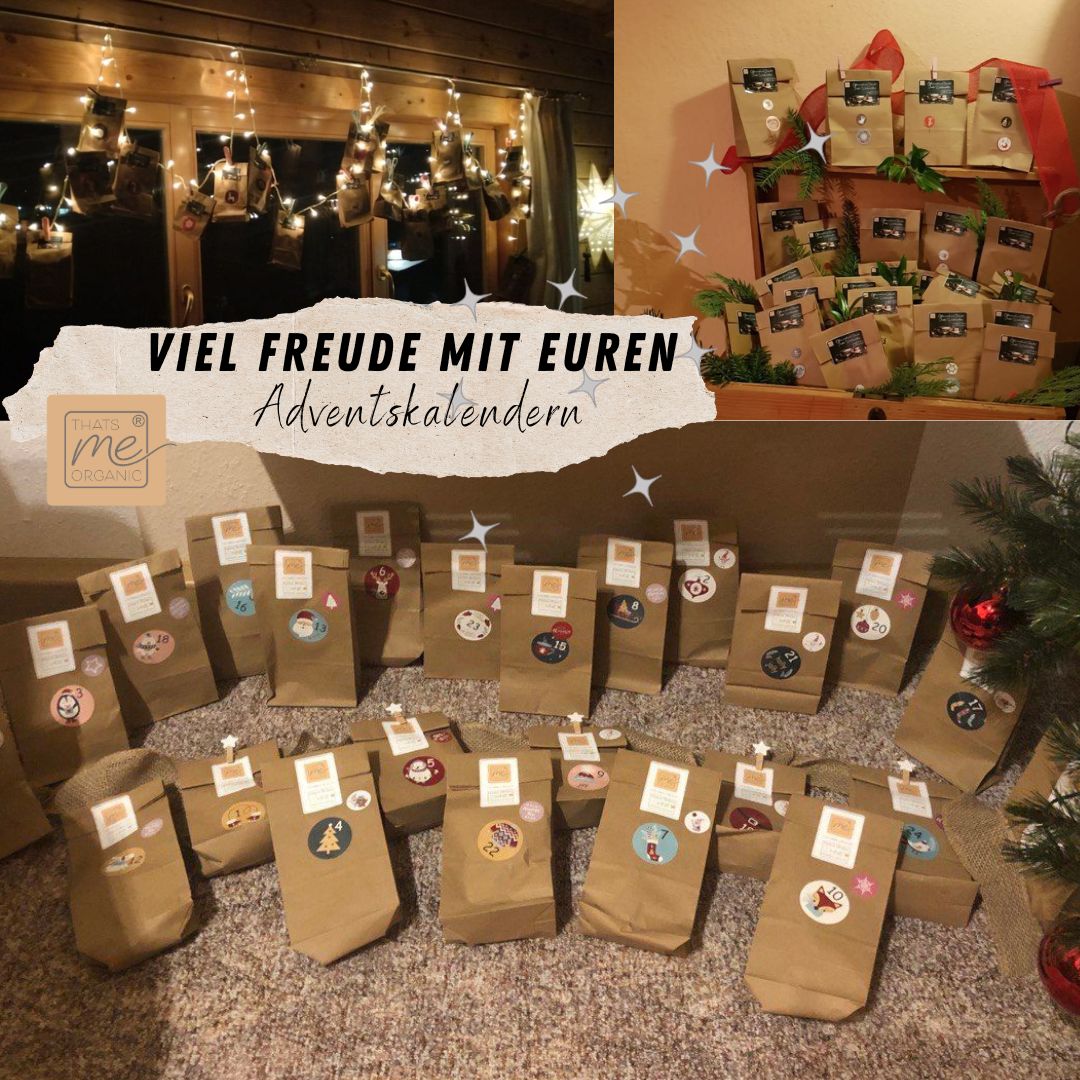 Ab jetzt vorbestellbar: Der Thats me organic Adventskalender - 24 tolle Überraschungen ♥ begrenzte Stückzahl