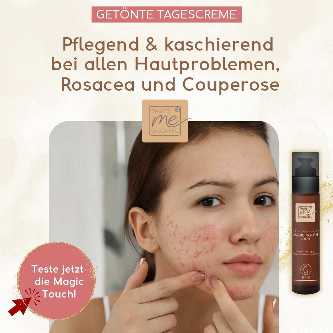 Magic-Touch getönte BIO-Tagescreme Slow Aging 50ml im Glas vegan Bio-Naturkosmetik