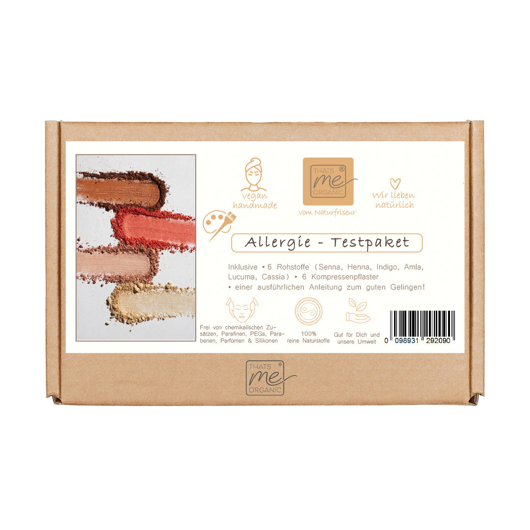 Allergy test package (10g color upon request + compress plaster)