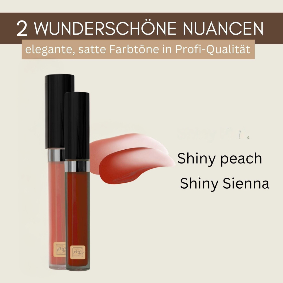 Luxury Bio Lipgloss ohne Titandioxid | 2 Nuancen