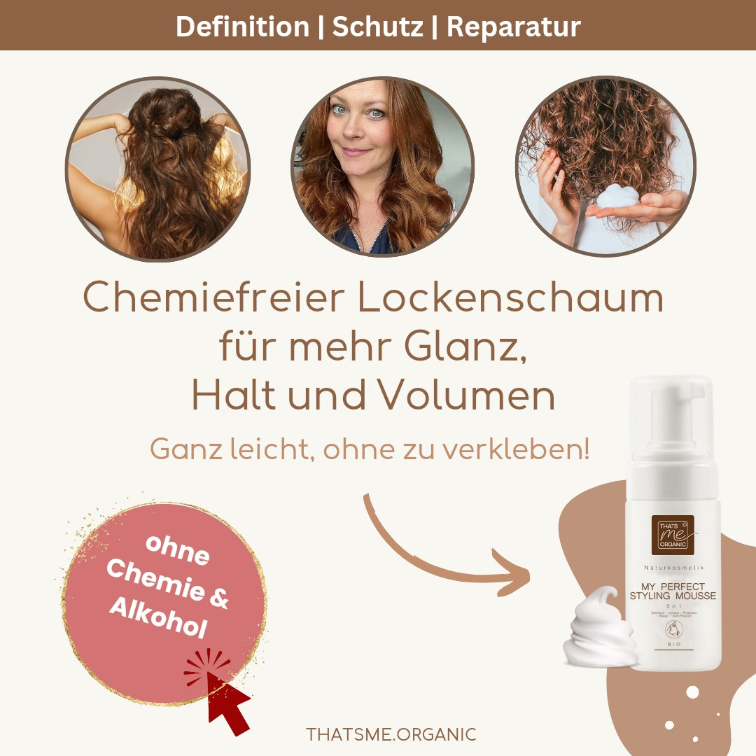 NEU: Haarschaum - My perfect Styling Mousse 5 in 1 alkoholfrei Bio-Naturkosmetik 150ml