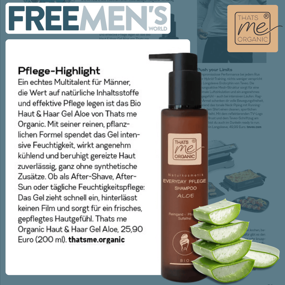 BIO-Pflege-Shampoo "everyday" Aloe 200ml Naturkosmetik sulfatfrei