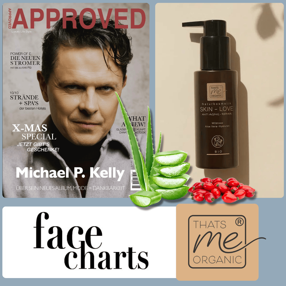 SKIN-LOVE – Wildrosen Gesichtsserum mit Aloe Vera & Hyaluron