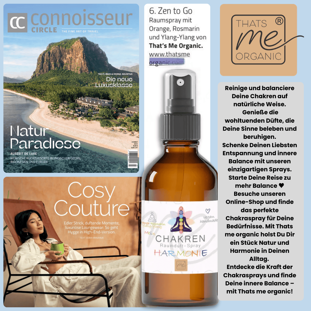 Bio-CHAKREN Aromatherapie Aura-, Raumduft-, Yoga- & Meditationsspray HARMONIE (weiß)