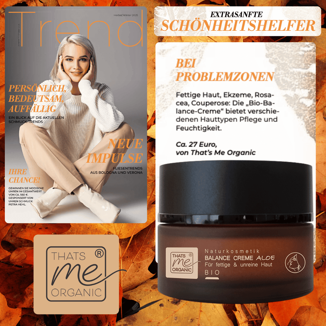 BIO-BALANCE-CREME Aloe für fettige + unreine +glänzende Haut 50ml Naturkosmetik