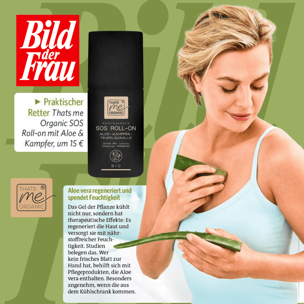BIO SOS Roll-On Aloe – Kühlende Pflege für gereizte & beanspruchte Haut