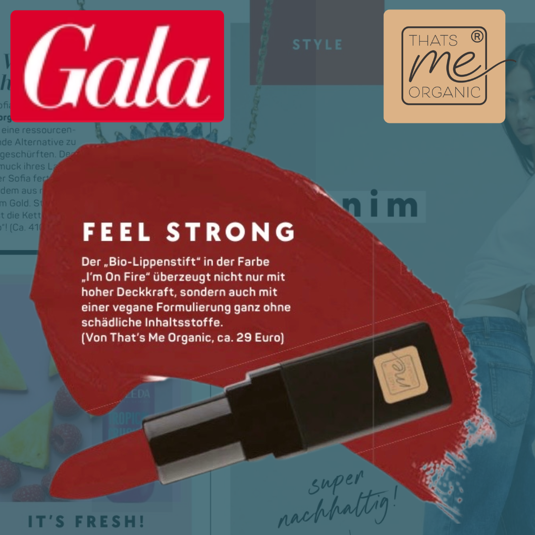 Luxury Bio Lippenstift ohne Titandioxid | 4 Nuancen