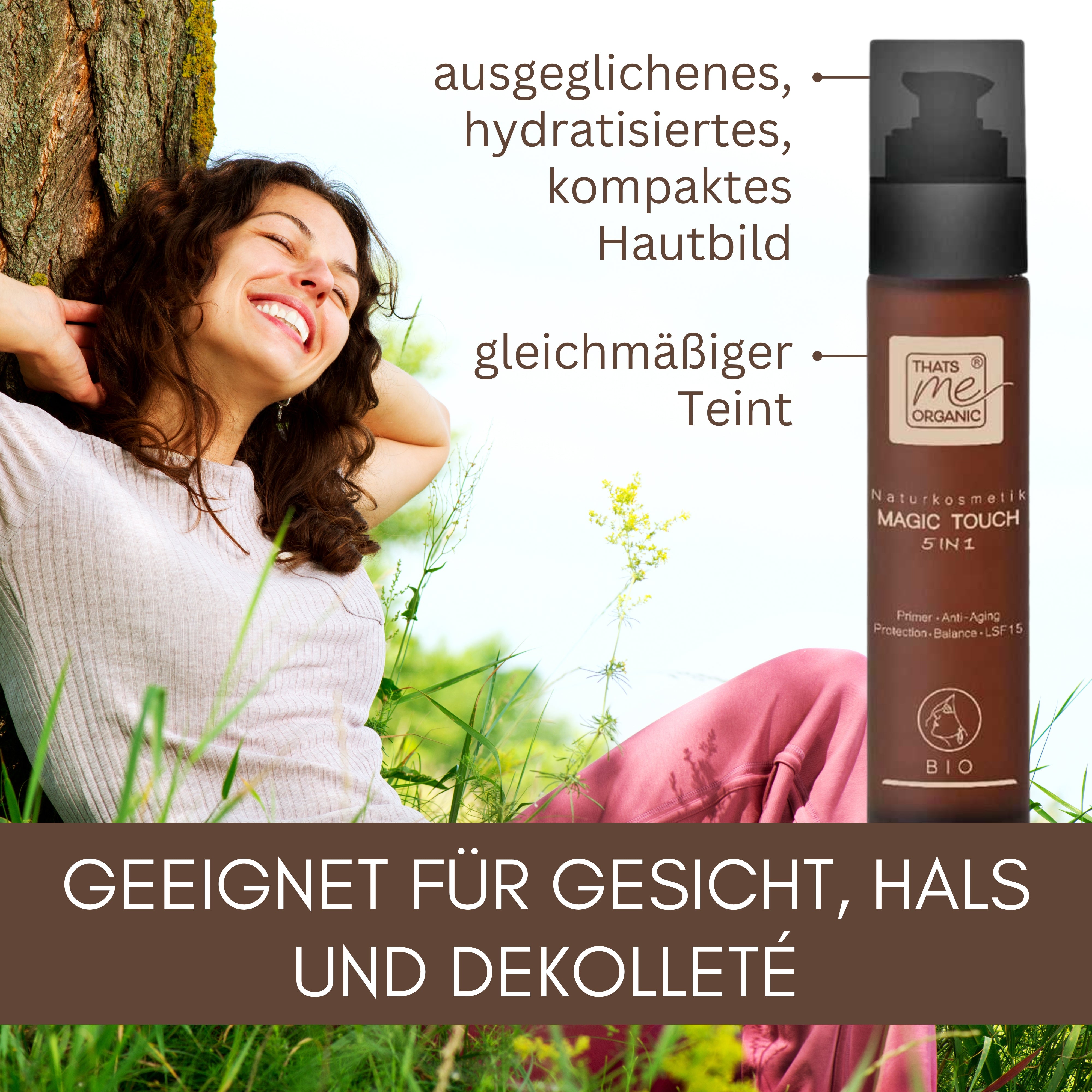 Magic-Touch getönte BIO-Tagescreme Slow Aging 50ml im Glas vegan Bio-Naturkosmetik