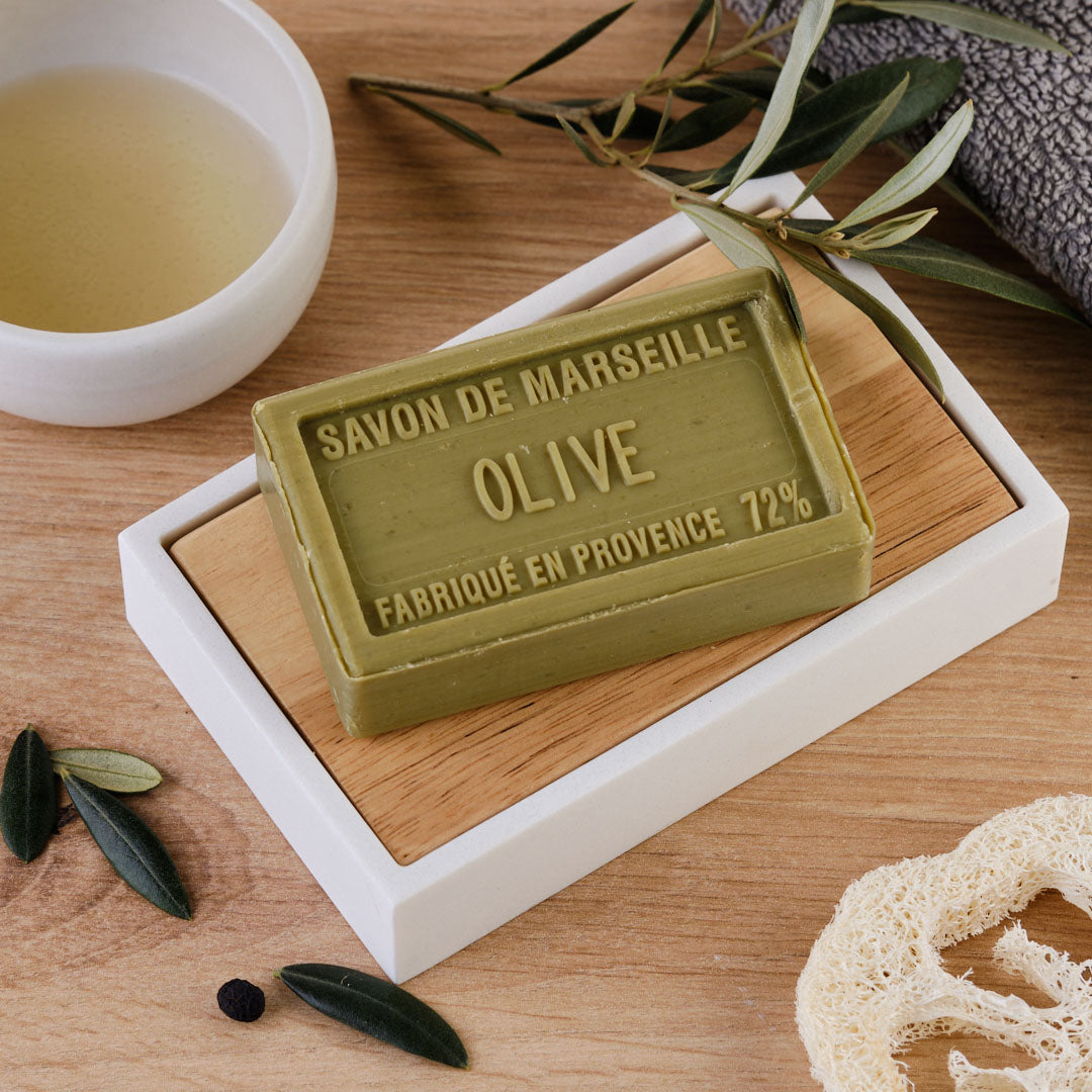 Savings set olive oil soap &amp; vegan soap bag