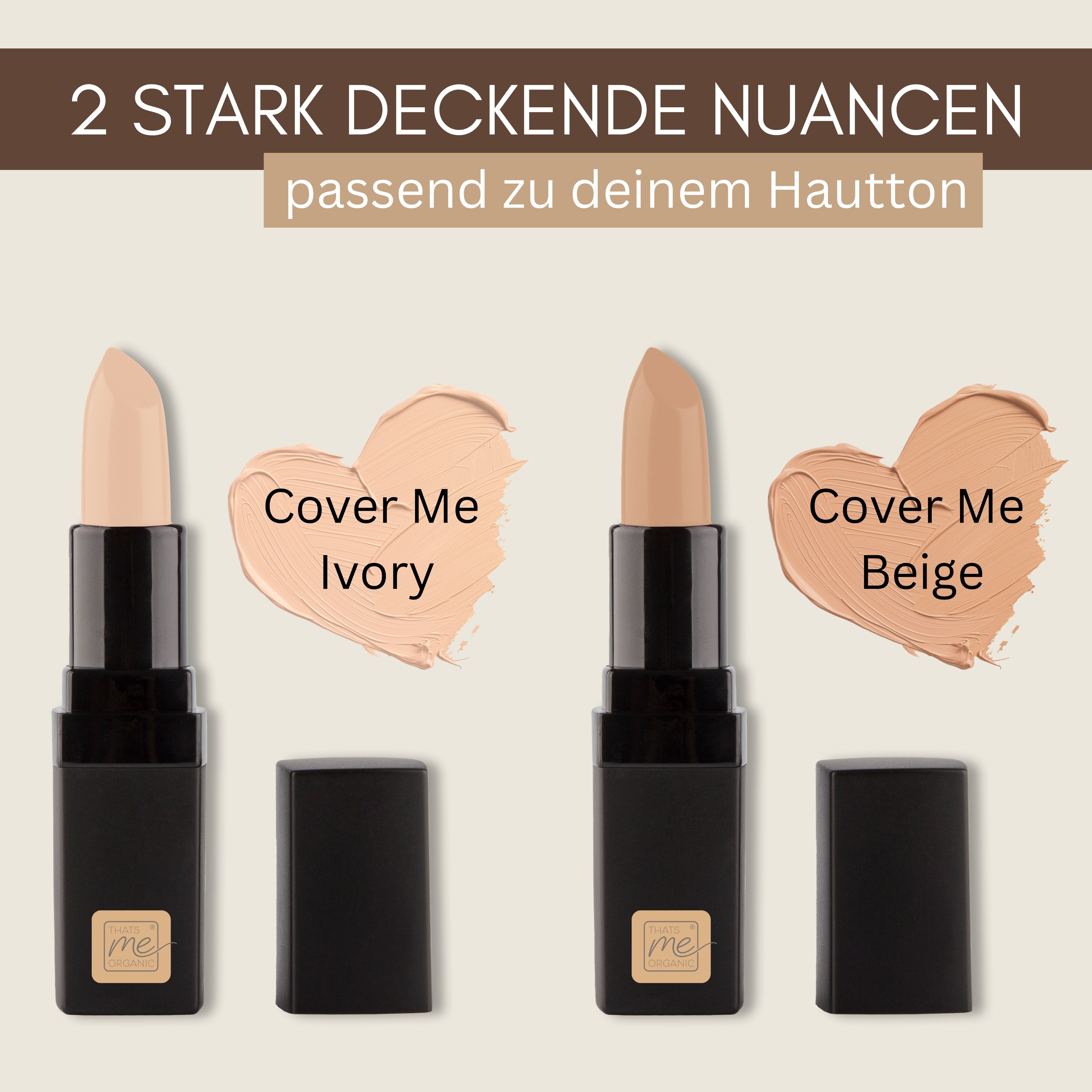 Bio-Concealer | natürlich, vegan + effektiv – Makellose Haut mit Thats Me Organic