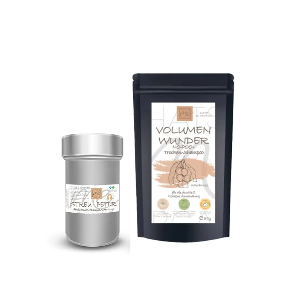 SPAR-SET BIO Volumen-Wunder: No Poo - Trockenshampoo + "Streu-Peter"