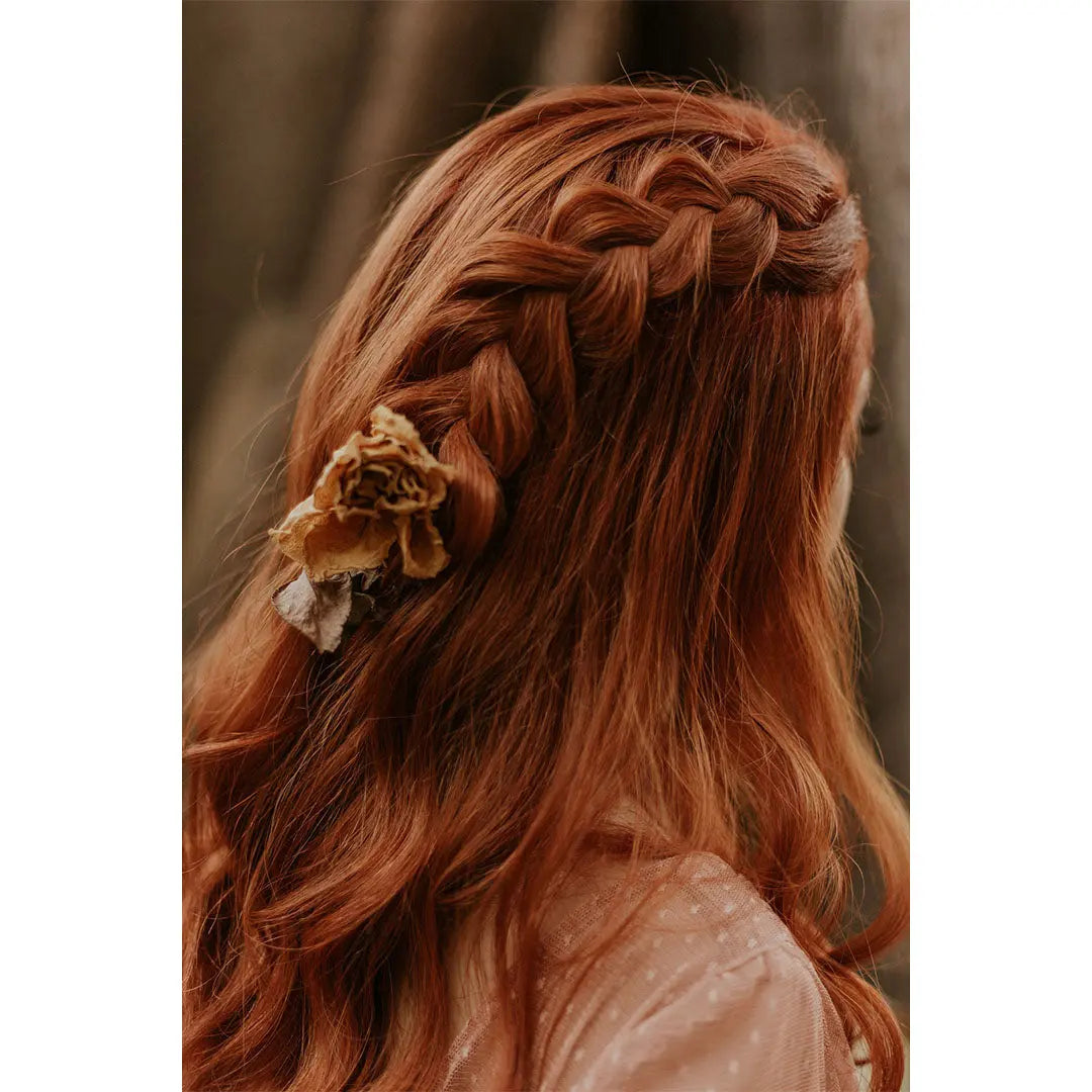 Limited Edition 300g Profi-Pflanzenhaarfarbe warmes Kupfer-Rot "warm tizian red"