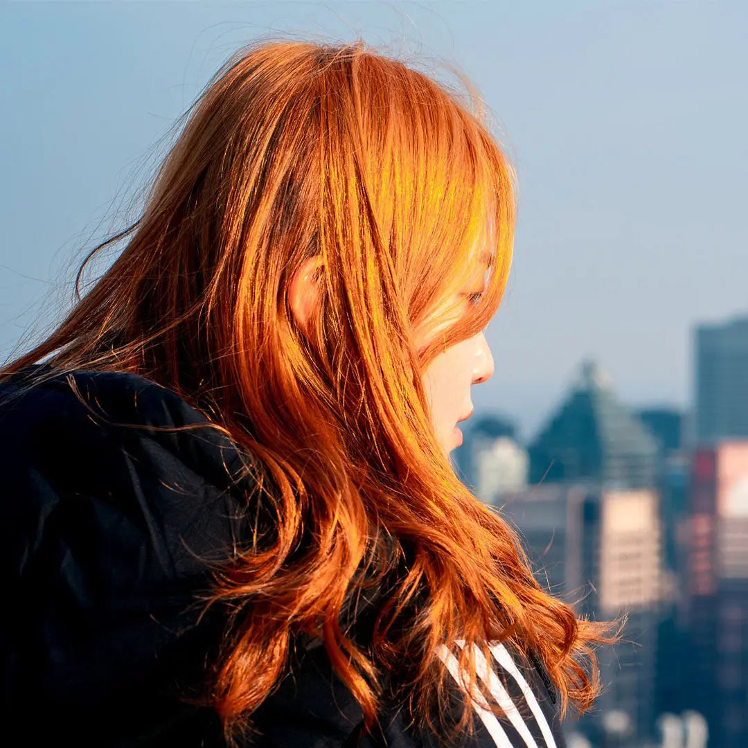 Limited Edition 300g Profi-Pflanzenhaarfarbe warmes Kupfer-Rot "warm tizian red"