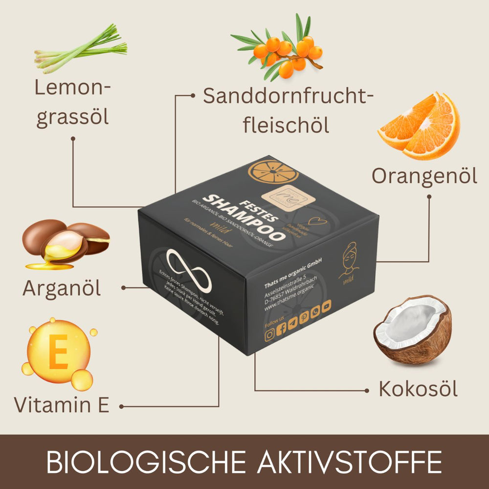 Festes Shampoo Mild – für normales & feines Haar