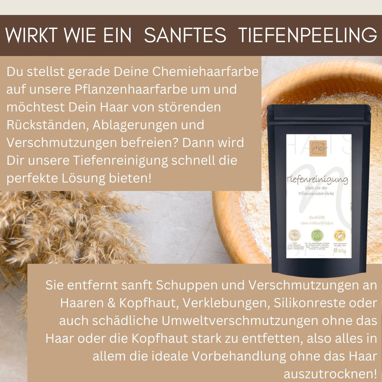 ORGANIC deep cleansing - the ideal pre-treatment before your herbal hair color 90g