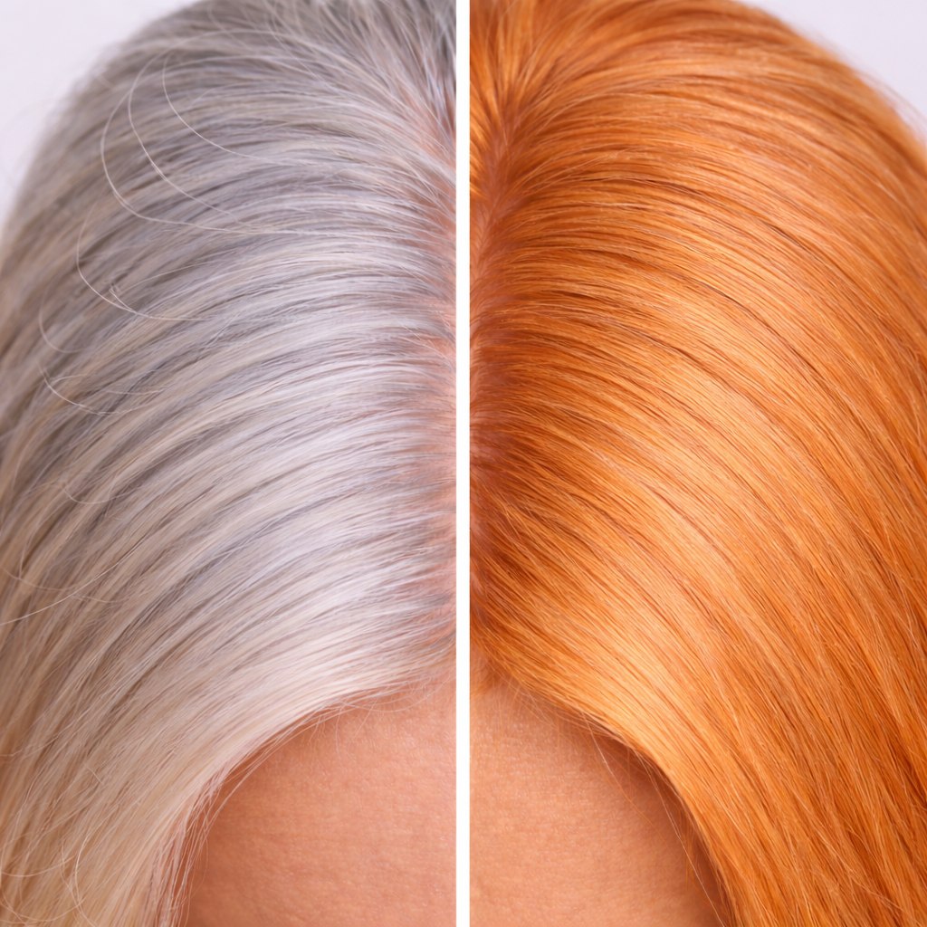 Profi-Pflanzenhaarfarbe "warmes helles Kupfer-Blond - warm tizian blond" 90g Nachfüllpack