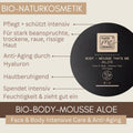 BIO-Body-Mousse Aloe - Face & Body Intensive Care & Anti-Aging 200ml Naturkosmetik