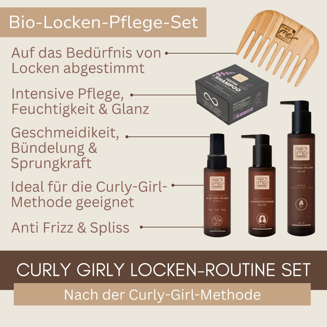 Curly Girly Locken-Routine Set - ideal für die Curly Girl Methode - We ♥ Locken
