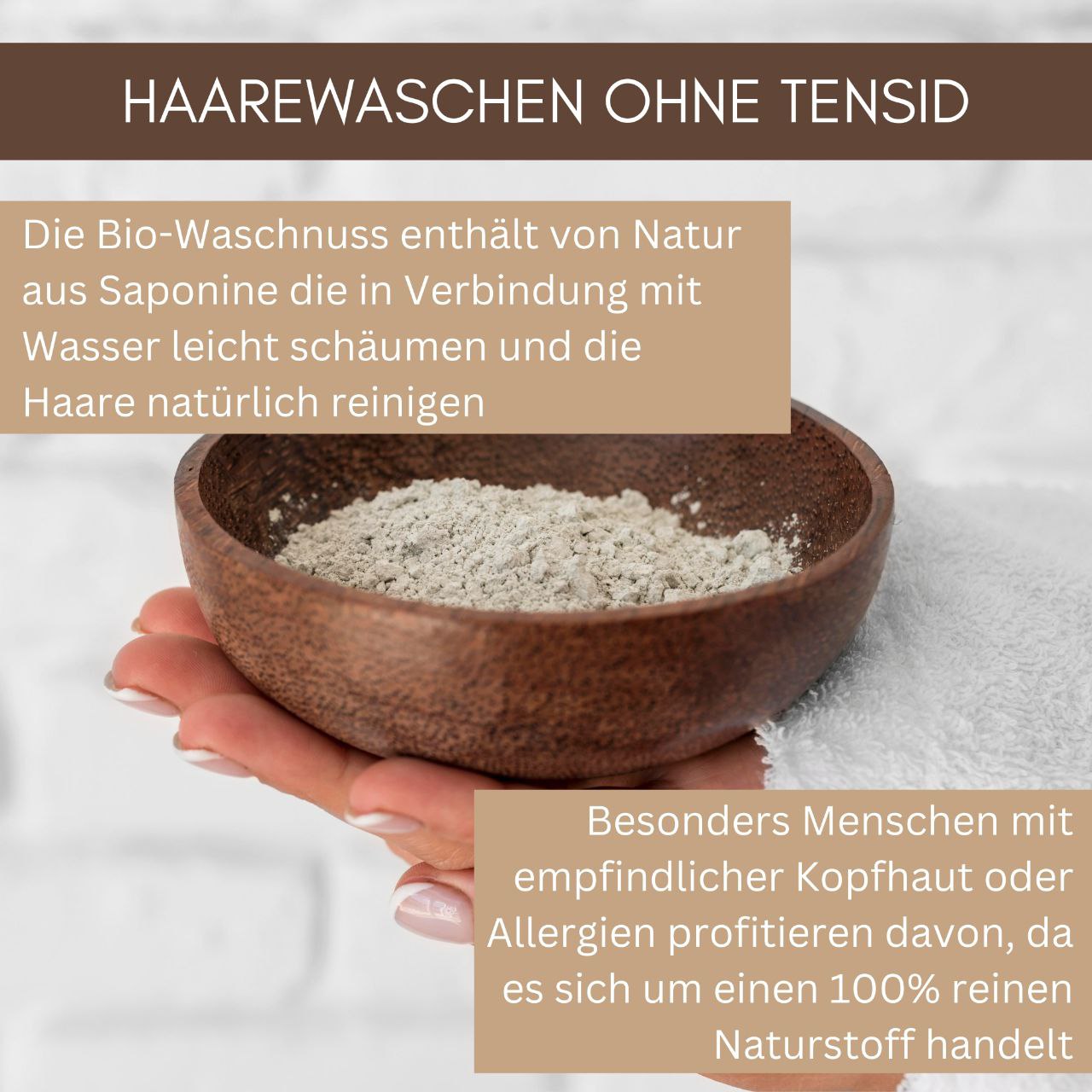 NOVITÀ: SET RISPARMIO ORGANICO volume miracoloso - No Poo + shampoo secco + "Sstreu-Peter"