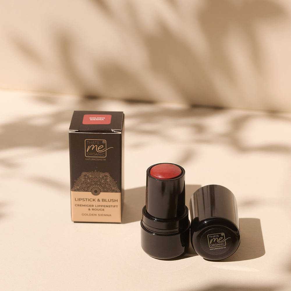 Luxury 3-in-1 Bio Lippenstift ohne Titandioxid | 4 Nuancen