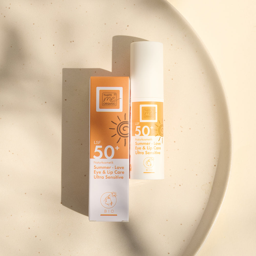 Bio-Summer Love Eye & Lip Care LSF 50+ | Mineralischer Sonnenschutz 15 ml