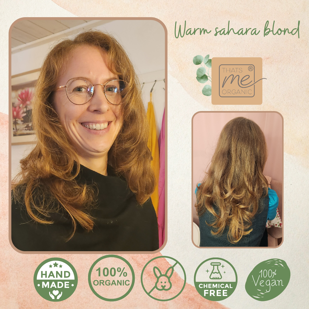 Profi-Pflanzenhaarfarbe SET warmes Sahara-Blond "warm sahara blond"