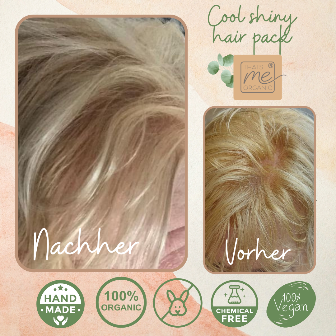 Professional plant hair color cool colorless volume shine hair pack "cool shiny hair pack" 90g refill pack 