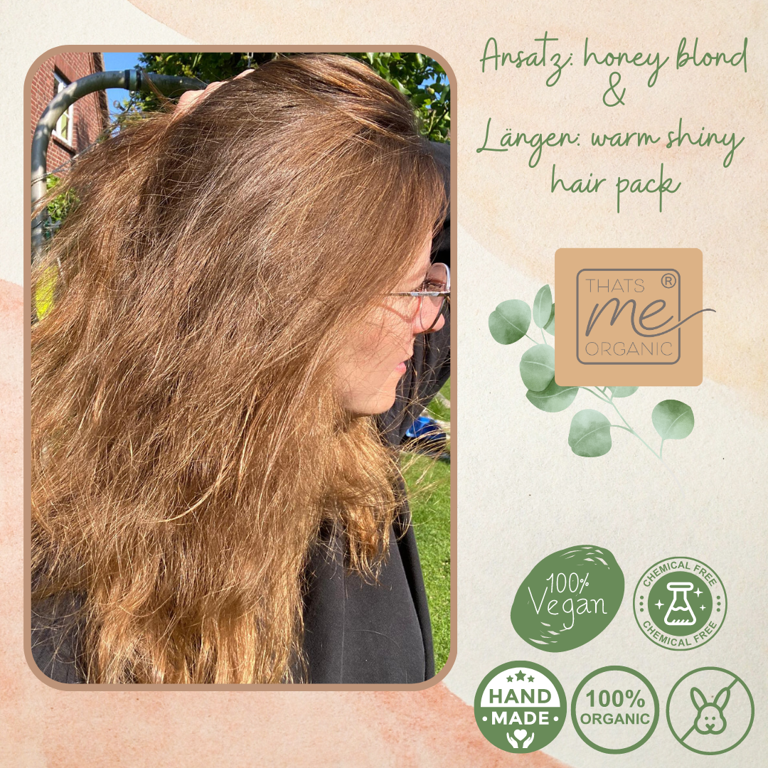 Professional plant hair color warm honey blonde “warm honey blonde” 90g refill pack
