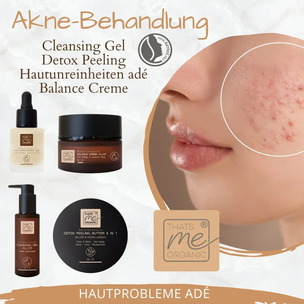 Detox Face Set – sanfte Gesichtspflege bei unreiner, empfindlicher Haut, Pickeln, Couperose & Rosazea