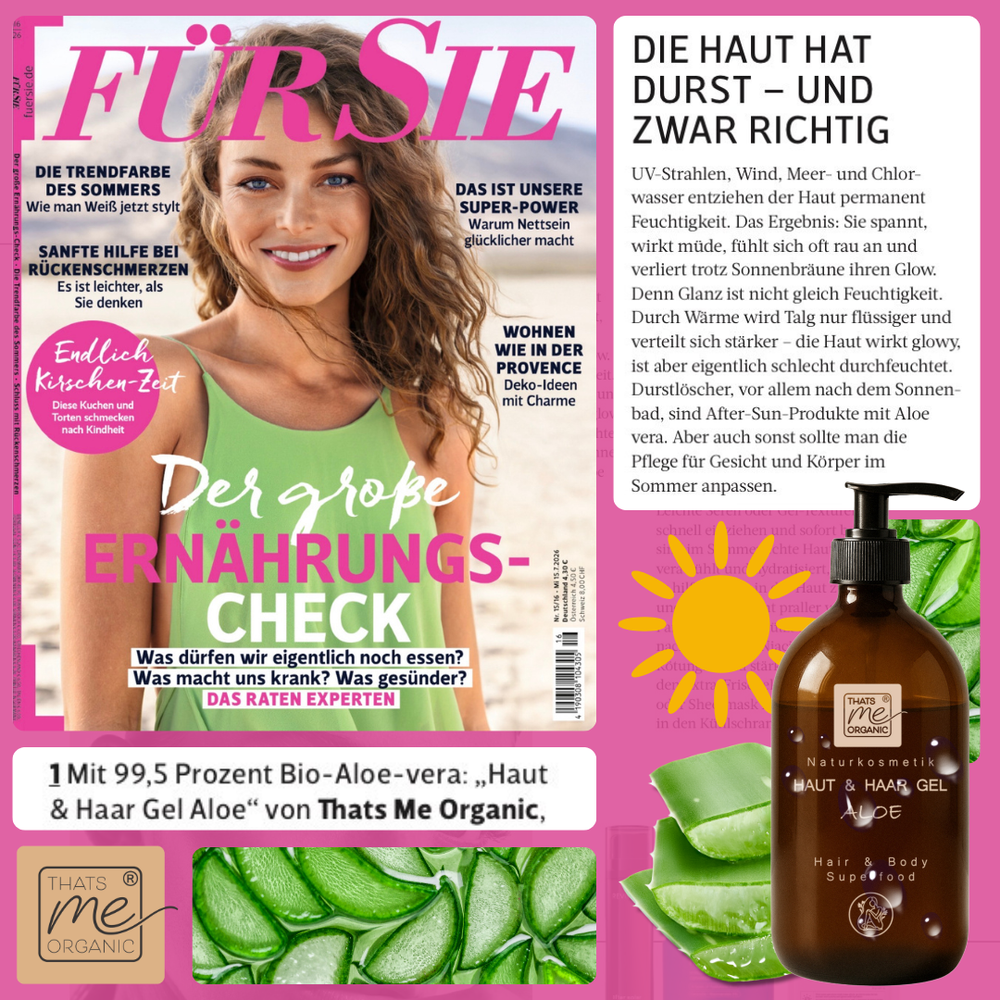Unser Aloe-Gel XL ist in der aktuellen Für Sie