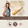 Basen Berta vegane Badebürste aus geöltem Buchenholz – handgearbeitet in Deutschland