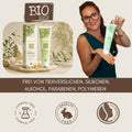 BIO Anti-Frizz Styling Gel Naturkosmetik – frei von Tierversuchen, Silikonen, Alkohol, Parabenen und Polymeren für natürlich schönes Haar.