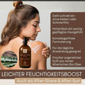 Leichter Feuchtigkeitsboost mit Bio Hand and Body Lotion Aloe für trockene Haut sowie als After Shave und After Sun geeignet.
