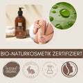 Zertifizierte Bio Naturkosmetik mit Bio Hand and Body Lotion Aloe von Thats Me Organic für gepflegte und natürliche Hautpflege.