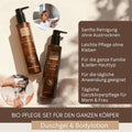 Bio Hand and Body Set Aloe für sanfte Reinigung und leichte Pflege ohne Austrocknen für die ganze Familie.