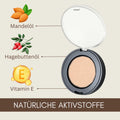 Bio Lidschatten Champagne Beige mit natürlichen Aktivstoffen wie Mandelöl, Hagebuttenöl und Vitamin E