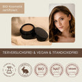 Bio-zertifizierte Silky Cover Cream Sand, tierversuchsfrei, vegan und titandioxidfrei