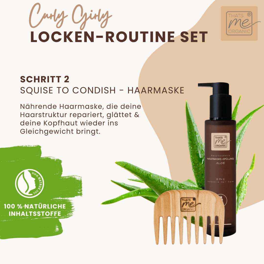 Curly Girly Locken-Routine Set - ideal für die Curly Girl Methode - We ♥ Locken