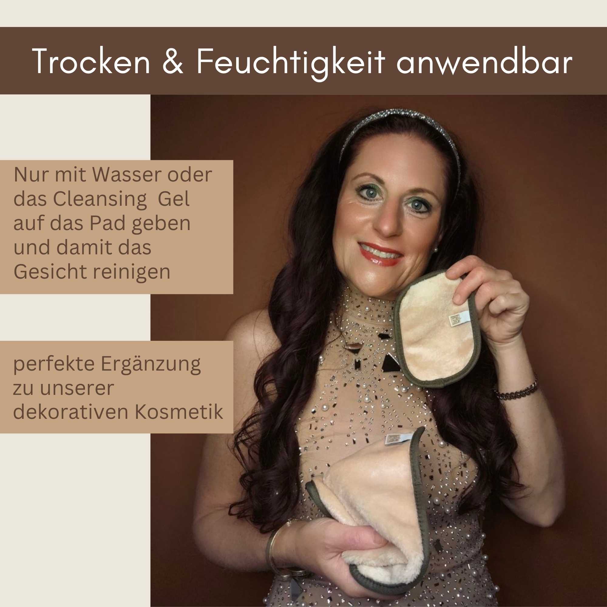 Daily Cleaning Pads zur Gesichtsreinigung trocken und feucht anwendbar, ideal für Make-up Entfernung und tägliche Routine
