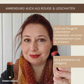 Anwendung des 3-in-1 Lippenstifts Golden Sienna als Lippenstift, Rouge und Creme-Lidschatten für harmonischen Look