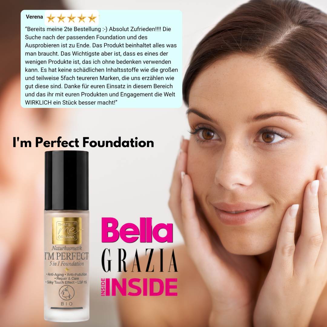 I’M PERFECT 5in1 Foundation Serum – Bio-Naturkosmetik ohne Titandioxid