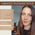 Bio Lipgloss Shiny Sienna aufgetragen für einen frischen, verführerischen und langanhaltenden Glanz-Look