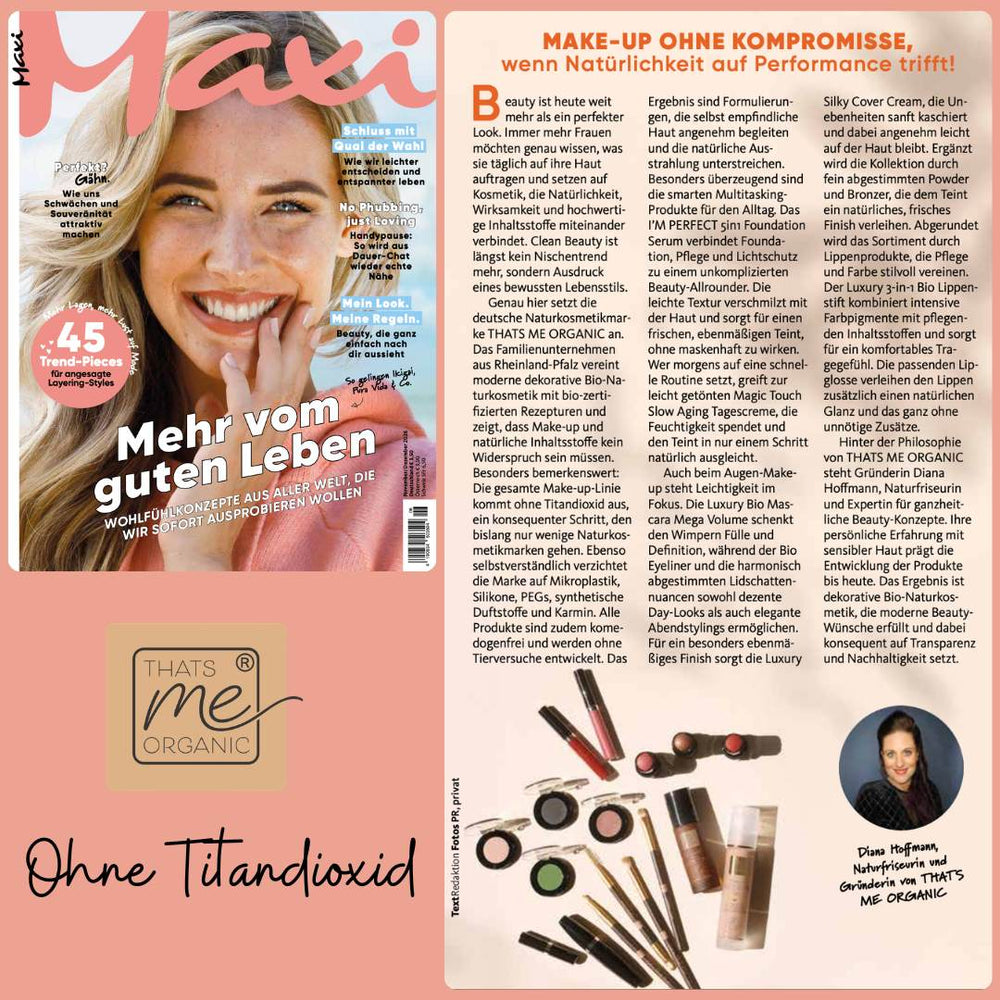 Luxury Naturkosmetik Lidschatten ohne Titandioxid | 4 Nuancen