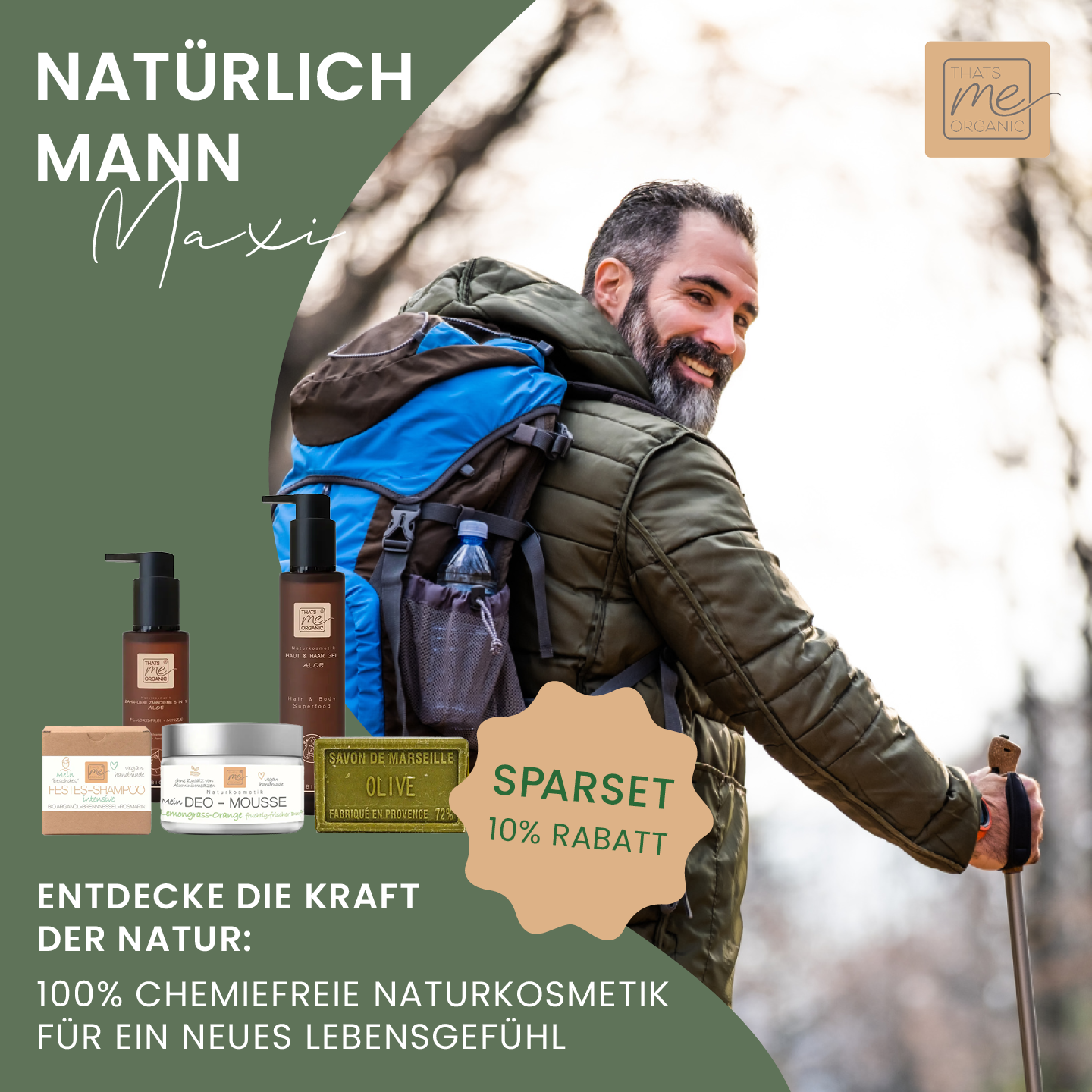 Natürlich Mann Maxi - unser Männer Set für den naturbewussten Mann