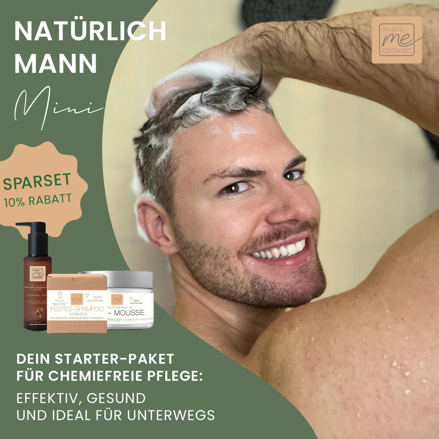 Natürlich Mann Mini - unser Männer Set für den naturbewussten Mann