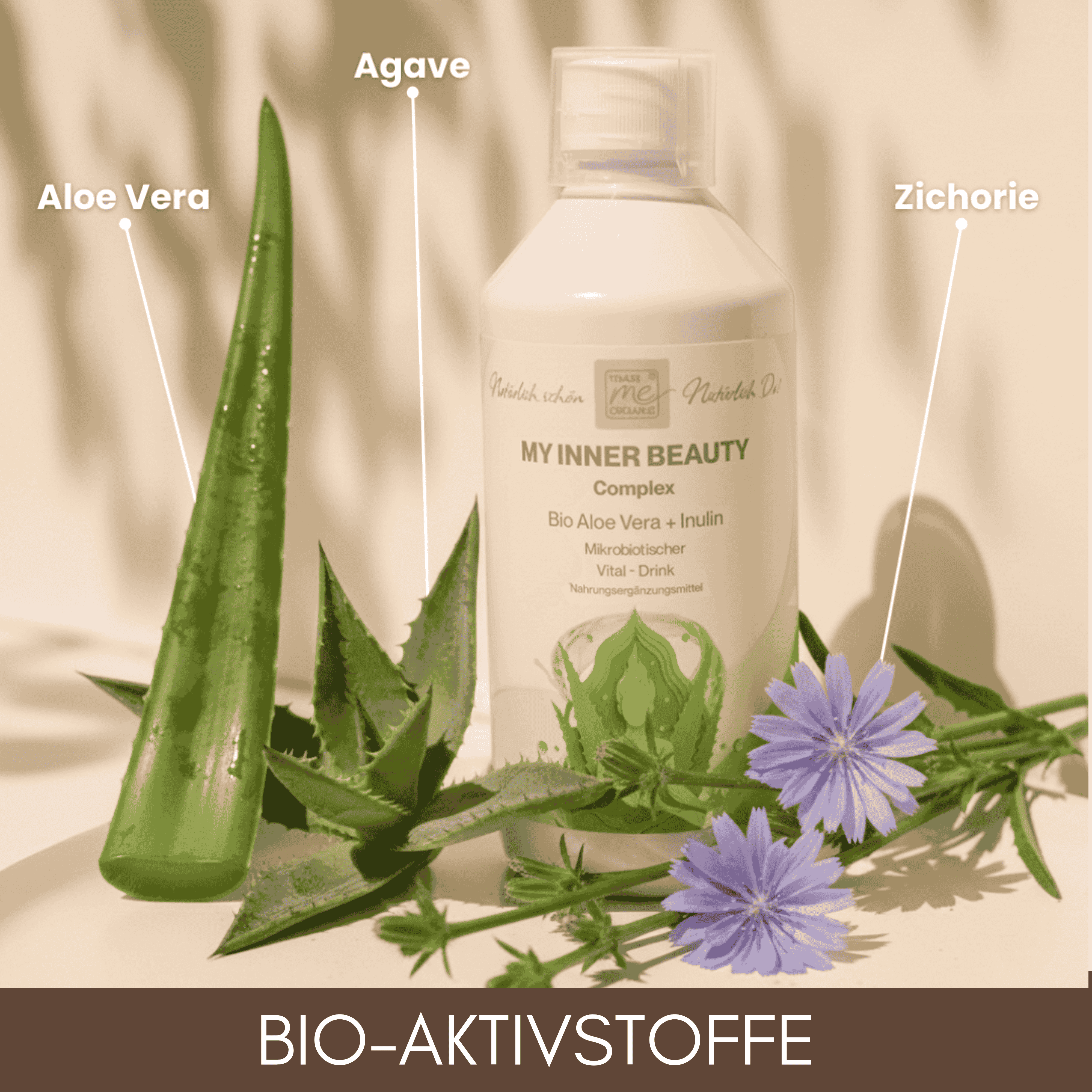 NEU: Bio-Aloe Saft "My Inner Beauty" präbiotischer Vital-Drink 500ml