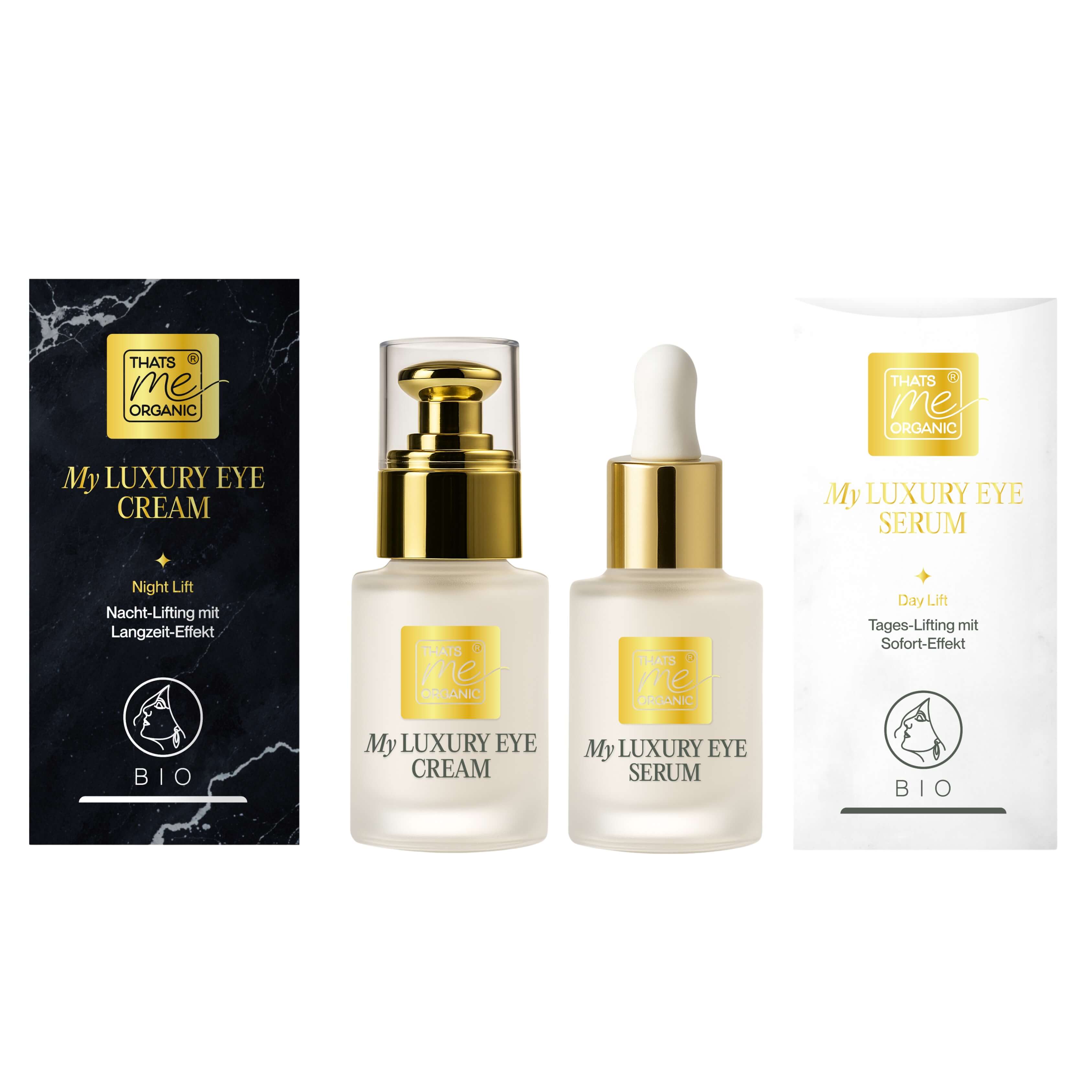 My Luxury Eye Duo – 24h Bio-Augenpflegesystem