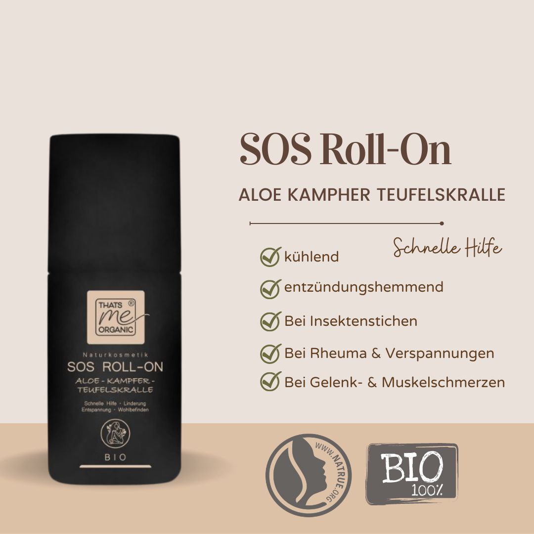ORGANIC SOS ROLL-ON Aloe - 50ml natural cosmetics 
