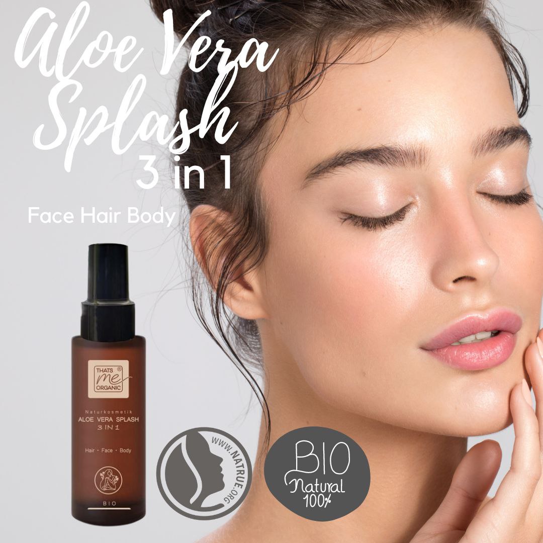 BIO-Aloe Vera Splash 3in1 Hair-Face-Body 100ml Naturkosmetik