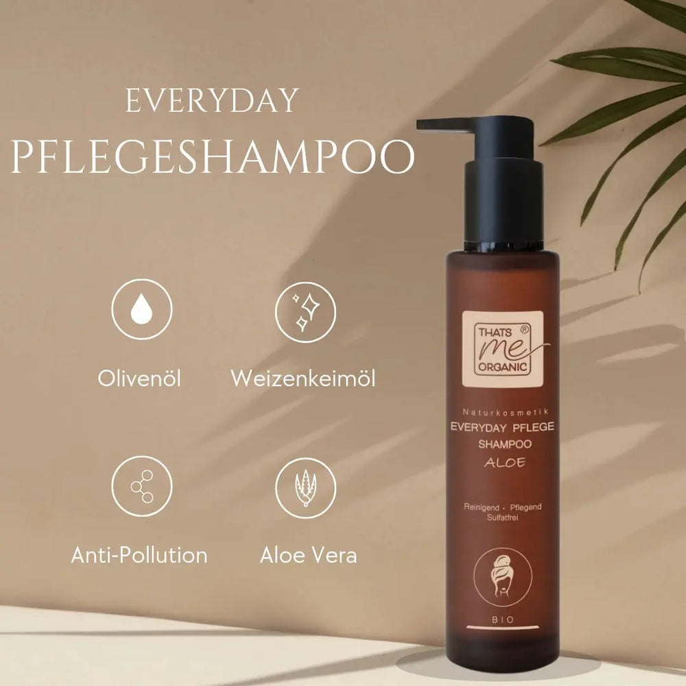 BIO-Pflege-Shampoo "MINI 15ml everyday" Aloe Naturkosmetik sulfatfrei Reisegröße